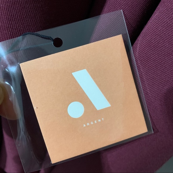 Argent Boxy Virgin Wool Red Blazer - Picture 4 of 4